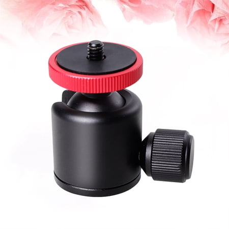 HONMEET Ball Head for Dslr Camera Tripod Mount in Black Durable Aluminum Alloy with Adjustable Angle