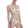 thumbnail image 4 of High Waisted Bikini Sets For Women, Cute Cow_A Swimsuits Tummy Control, Two Pieces Bathing Suit, 4 of 8