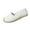 White, variant on 2025 Clearance under $5 asdoklhq Womens Slip On Shoes Under $15,Women's Shoes Round Toe Fashion Casual Flat Plaid Retro Comfortable Soft Straw Sole