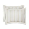 thumbnail image 3 of Mainstays by Becky G. & Alejandra 3-Piece Beige Stripe Comforter Set with Shams, Full/Queen, 3 of 8