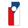 thumbnail image 3 of DistinctInk Custom SKIN / DECAL compatible with OtterBox Commuter for iPhone X / XS (5.8" Screen) - Czech Republic Flag, 3 of 5