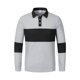 thumbnail image 4 of pstuiky camisas de manga larga para hombre, Camiseta de manga larga con solapa y botones de color liso para hombre Tops de hombre s, 4 of 5