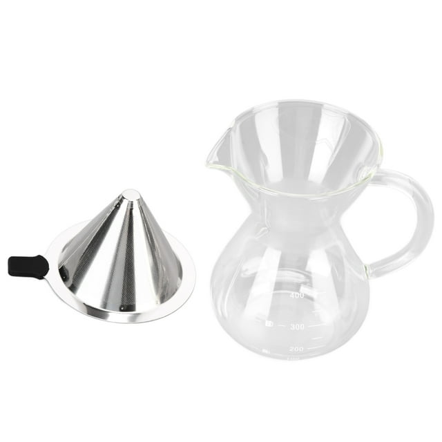 Contrôle de Brassage Précis, Goutteur à Café Premium, Micro Filtre en Maille, Filtre Conique Réutilisable, Excellent Cadeau, Cafetière avec Filtre en Acier Inoxydable pour Contrôle de Brassage Précis