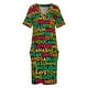 thumbnail image 4 of Club Tropicana - ¡Wham! (letra) v.5 Vestido de bolsillo suelto Vestido largo mujer vestido de hada, 4 of 7