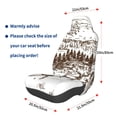 thumbnail image 3 of Balery Woodland Forest With Deers Funda de Asiento para Auto con Diseño - Cubierta Frontal Suave y Transpirable con Protector Antideslizante- 1 Unidad, 3 of 5