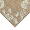 thumbnail image 3 of Transocean CAP12172312 Liora Manne Capri Seashell Border Indoor & Outdoor Rug, Natural - 20 x 30 in., 3 of 6
