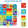 thumbnail image 4 of AKASISRUG Kids Play Rug for Playroom, Kids Play Mat ABC Educational Area Rug, Toddler Baby Playroom Mat, Alphabet Animal Soft Non-Slip Kids Rug Carpet for Boy Girl Bedroom, 4 of 7