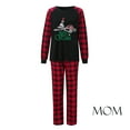 thumbnail image 3 of Dezsed Matching Christmas Pajamas for Family and Couples ,Xmas Pjs Red Plaid Top And Long Pants Sleepwear Sets Black S, 3 of 8