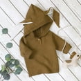 thumbnail image 7 of Kiijoy Boys Bunny Ear Hooded Sweater Cute Fall Knitted Pullover Top, Sizes 18-24M, 7 of 7