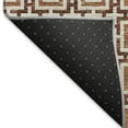thumbnail image 3 of Addison Rugs Mayfield Washable Transitional Modern Squares Paprika Rectangle Rug, 8' x 10', 3 of 6