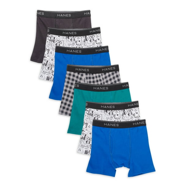 Hanes Boys Underwear, Comfort Flex Boxer Briefs, 5+2 Bonus Pack, Sizes ...