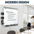thumbnail image 4 of Quartet® Prestige™ 2 DuraMax® Porcelain Magnetic Dry-Erase Whiteboard, 96" x 48", Aluminum Frame With Silver Finish, 4 of 7
