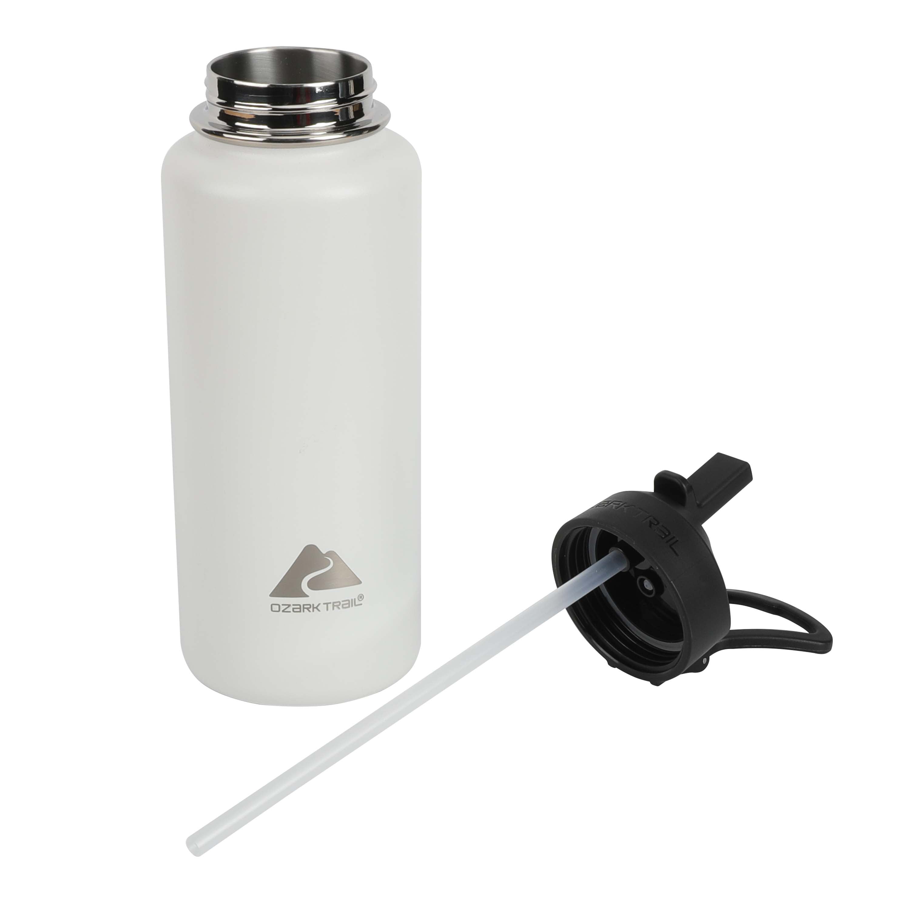 Ozark Trail 32 fl oz White Insulated Stainless Steel Wide Mouth