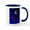White/Navy Inside, variant on CafePress - Argentine Tango - 11 oz Ceramic Mug - Novelty Coffee Tea Cup