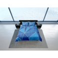 thumbnail image 4 of Juego de Cama Geométrico Azul Funda Nórdica de Lujo, Estética Ropa de Cama con Cremallera,, 4 of 4