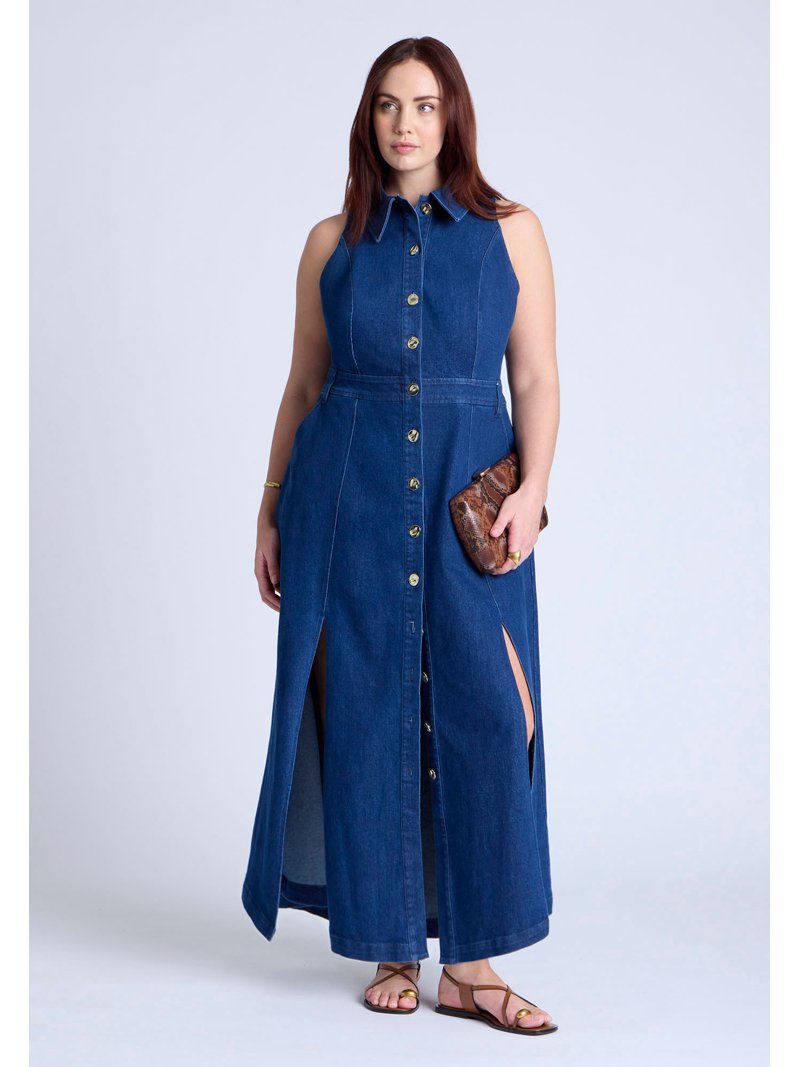 black evening dress off the shoulder Black Off The Shoulder Midi Dress – Unique Vintage main image 1