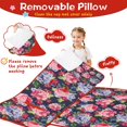thumbnail image 3 of Pioneer Flower Floral Print Pattern Toddler Nap Mats for Kids Preschool,Sleeping Mat Bag or Kids,Toddler Sleeping Bag,Toddler Nap Mat or Daycare, 3 of 6