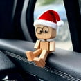 thumbnail image 4 of Shaking Wooden Man Figurine, Charming Little Wooden Figure That Sways, Portable Handmade Car Ornament Desktop Decor, Creative Gift By PULMCheerger, 4 of 9