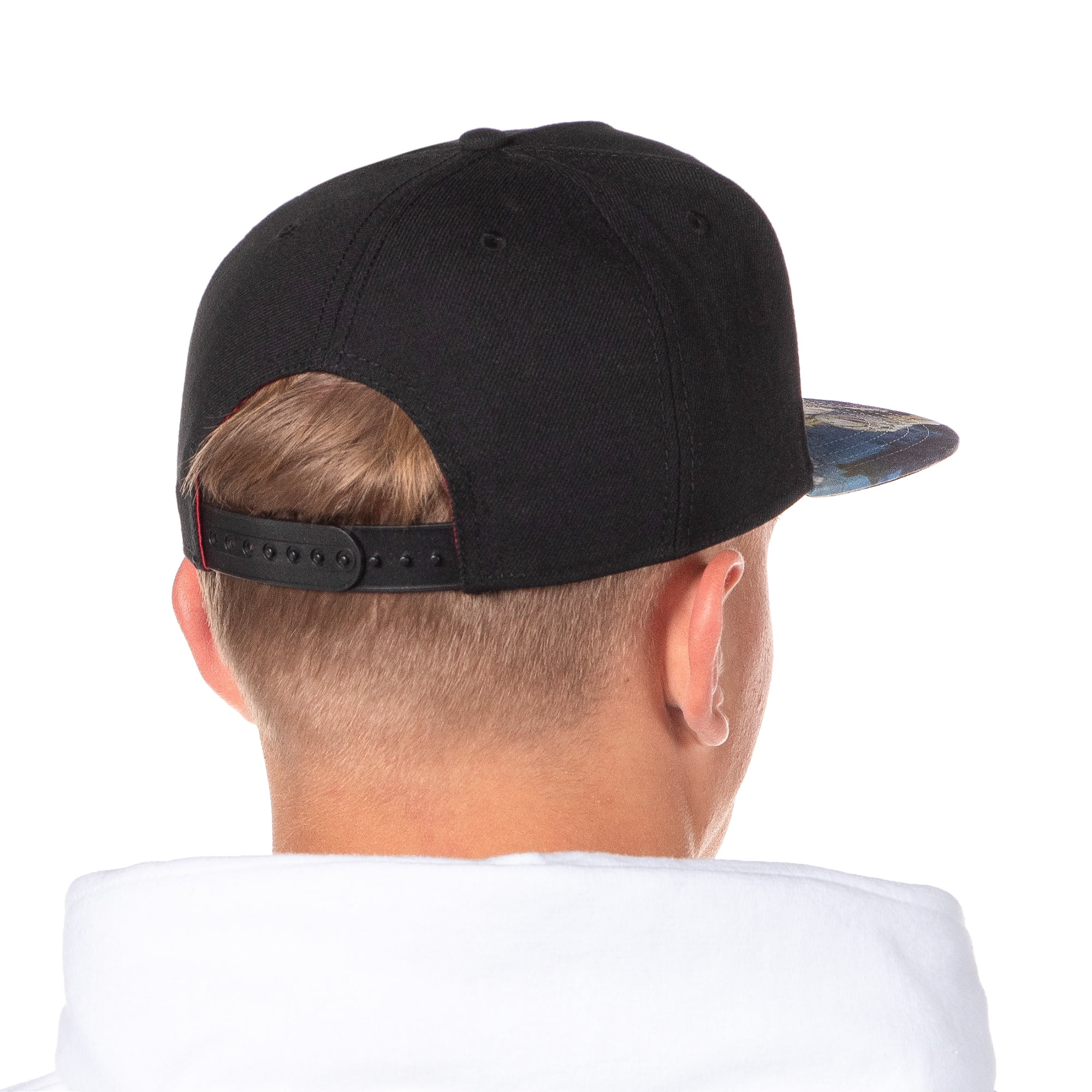JoJo's Bizarre Adventures Character Brim Embroidered Adjustable Adult Snapback Hat Cap OSFM