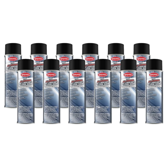 Sprayway All Purpose Industrial Silicone Lubricant - (20 oz) Cans. Case of 12