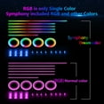 thumbnail image 4 of 22in1 Symphony Car Ambient Light RGB 213 Color Universal Car Interior led strip acrylic Backlight Guide Symphony Atmosphere lamp (6 in 1 App Symphony), 4 of 7
