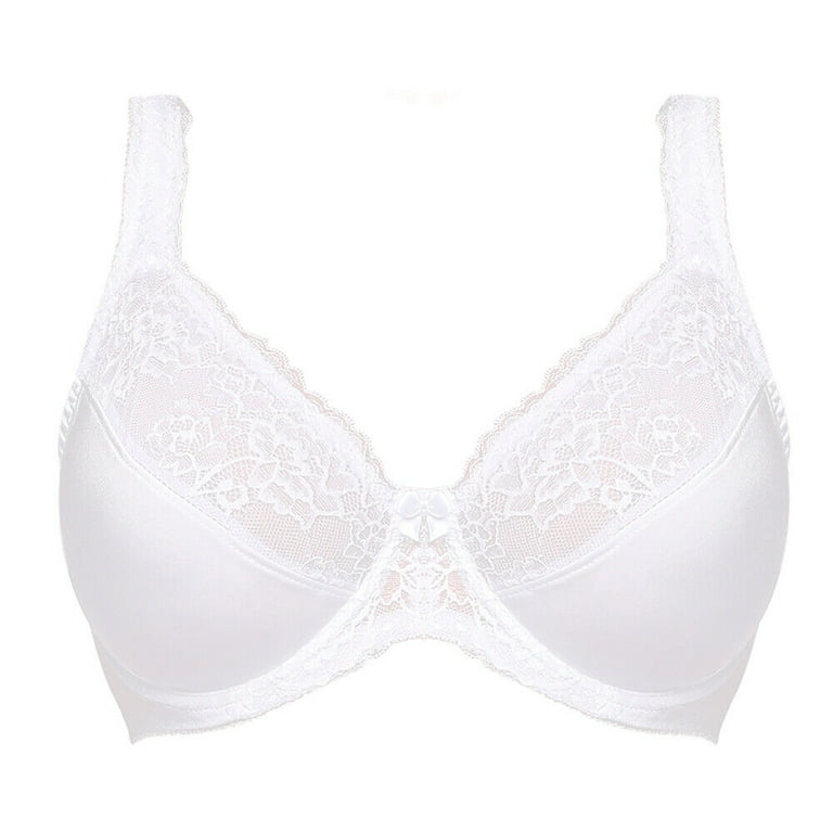 Lace Covered Bra Cups and Lace Panel for More Coverage - LaceMarry