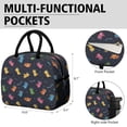 thumbnail image 6 of Womens Space Dinosaur Pattern Lunch Box for Work,Insulated Lunch Bag for Women,Loncheras Para Mujer,Leakproof Adult Lunch Bag for Work,Beach,Travel,Picnic,Camping, 6 of 7