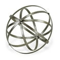 thumbnail image 5 of Cheungs Cheung's Handmade and Hand Painted Distressed Metal Folding Orb Decor - 10" Diameter, 5 of 5