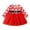 Red, variant on Denim Dress Leather Dress White Cocktail Dress Plus Size Party Dress 18 Month Girl Clothes 3 Year Old Girl 12 Month, Red 18-24 Months