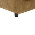 thumbnail image 6 of Christopher Knight Home 98.5" Curved Contemporary 3-Seat Sofa with Upholstered Plush Seating, Mocha, 6 of 9