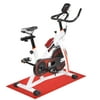 Indoor Cycling Bike Fitness Gym Exercise Bicycle Trainer Cardio Workout Home Black/White Opt