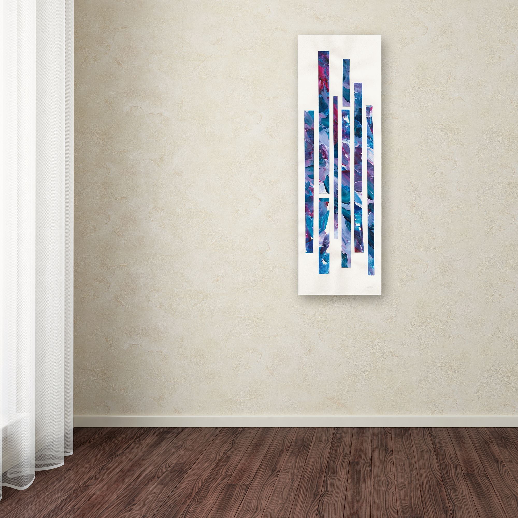 Trademark Fine Art 'Ribbons of Jewels I' Canvas Art by Piper Rhue