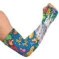 thumbnail image 2 of ALAZA Cute Giraffe Elephant UV Sun Protection Arm Sleeves UPF 50+ Compression Cooling Sleeve 1 Pair, 2 of 7