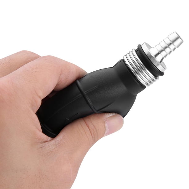 Qiilu Goma Transferencia de combustible Vacío Línea de combustible Bomba de cebado manual Accesorio para embarcaciones marinas Accesorio Diesel Bomba de combustible manual12mm Khall QC07003-04