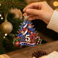 thumbnail image 3 of Clearance Gunhay United States 250th Anniversary Ornament, 250th Anniversary USA Christmas Tree Ornament, 250 Patriotic American Flag Christmas Ornaments, Hanging Decor for Patriotic Collectors, 3 of 7