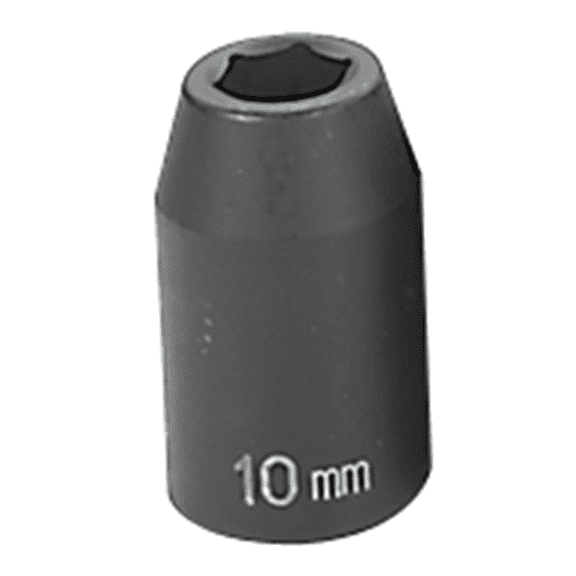 Grey Pneumatic 1/2" Drive x 10mm Standard Socket