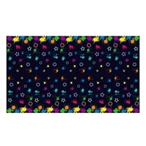 Mlkoz Room Decor, Neon Table ClothsParty Table Covers 54x 92 In The Dark Table Cloths Party Table Cloth Neon Party Decorations For Glowing Birthday Art Party, Men Gifts