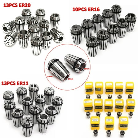 Er16 Precision Collets - ER11 ER16 ER20 Precision Spring Collet Set CNC Milling Lathe Tool Workholding