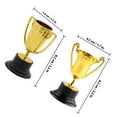 thumbnail image 4 of MEIBUTYUP 6Pcs Decorative Small Plastic Trophies Lightweight Portable Prize Ornaments, 4 of 8