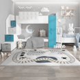 thumbnail image 2 of Children's carpet, reading area, floor mat, bedroom, living room, scrub, room to sit and sleep, cartoon My Lux Decor Round, 2 of 14