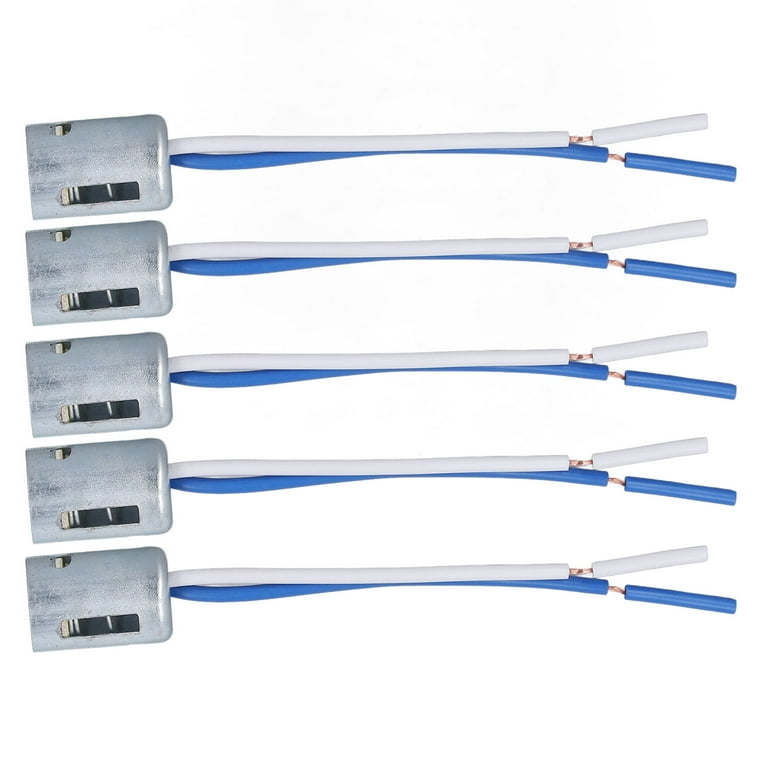 10PCS 1156 Bulb Sockets LED Turn Signal Light Holder With 3.5in Harness DC 12V Flexible | IE