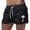 Black, variant on MuXiKeJi Clothes Mens Swim Trunks - 2 in 1 Shorts for Swimming, Beach, Exercise and More - Swimwear with Compression Liner
