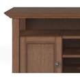 thumbnail image 3 of SOLID WOOD Universal TV Media Stand, 54 inch Wide Living Room Entertainment Center, Storage Cabinet and Shelves My Lux Decor Round, 3 of 6