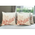 thumbnail image 6 of Ambesonne Floral Throw Pillow Cover 4 Pack, Hawaii Flowers Tropical, 20", Fuchsia Salmon White, 6 of 7