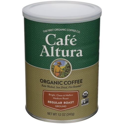 Cafe Altura Organic Ground Regular Roast Coffee 12 oz (Pack Of 5)