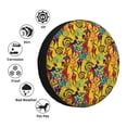 thumbnail image 4 of KLL Dancing African Womens Pattern 14-17 inch Spare Tire Cover Universal Wheel Protector for Truck SUV Trailer Camping Rv Tire Covers-17 inch, 4 of 6