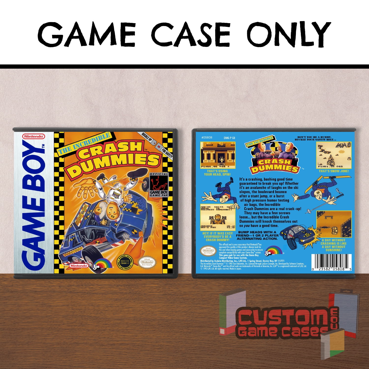 Incredible Crash Dummies, The (GB) Game Boy Game Case Only No