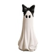 thumbnail image 2 of Texas Large Ghost Tabletop Decoration For Mantel Shelf Entryway Table Fall Holiday Decoration, Black and White, 20", 2 of 8