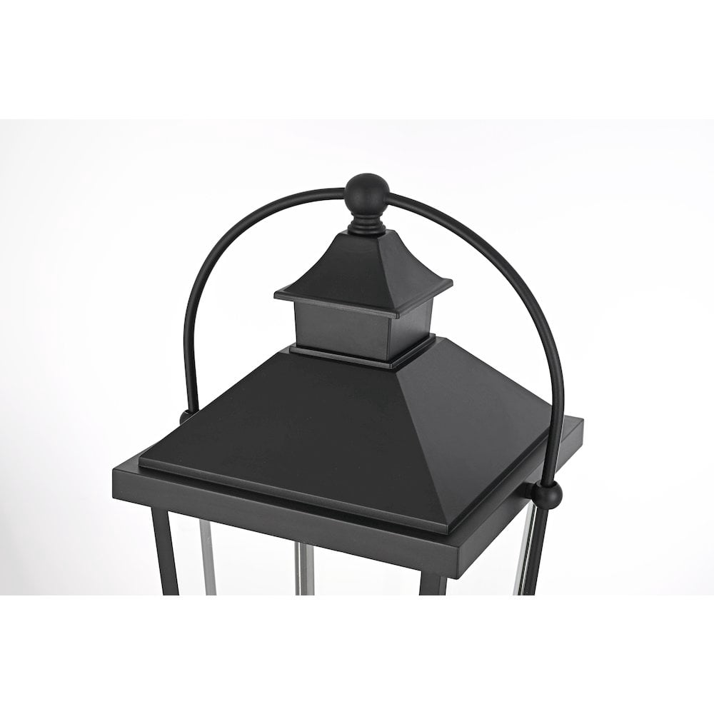 Elegant Lighting Luz 27 inch Outdoor Post light in Black