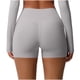 thumbnail image 1 of Karight Women's High Waist No Front Seam Scrunch Butt Biker Shorts Booty Lifting Biker Comfy Scrunch Yoga Shorts, 1 of 7